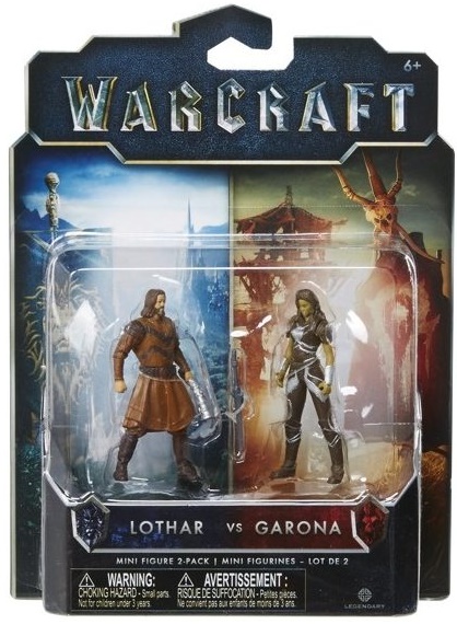 figurka warcraft. lothar vs garona mini figure 2 pack