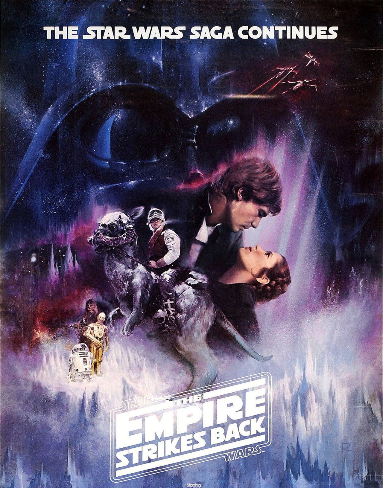 poster star wars empire strikes back. format a1