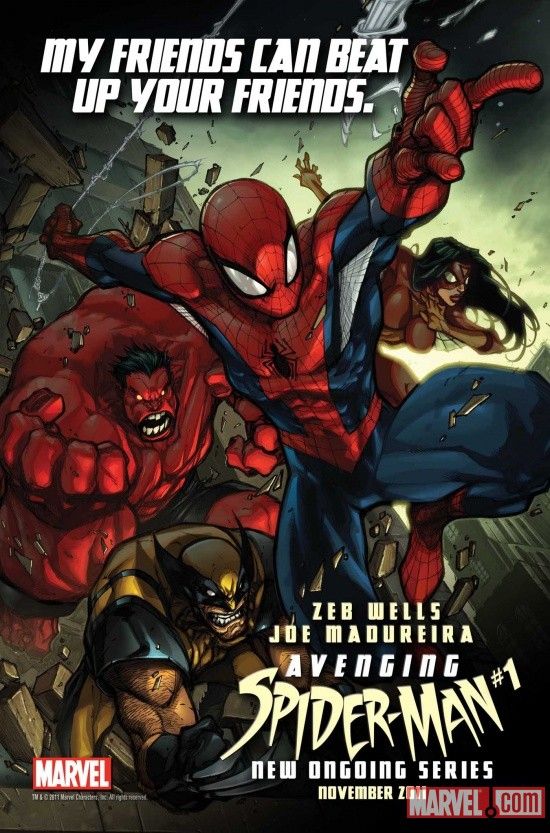komiks avenging spider man tp friends beat up your friends